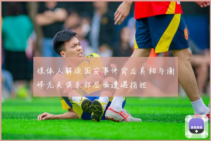 媒体人解读国安事件背后真相与谢峰无关俱乐部层面遭遇指控